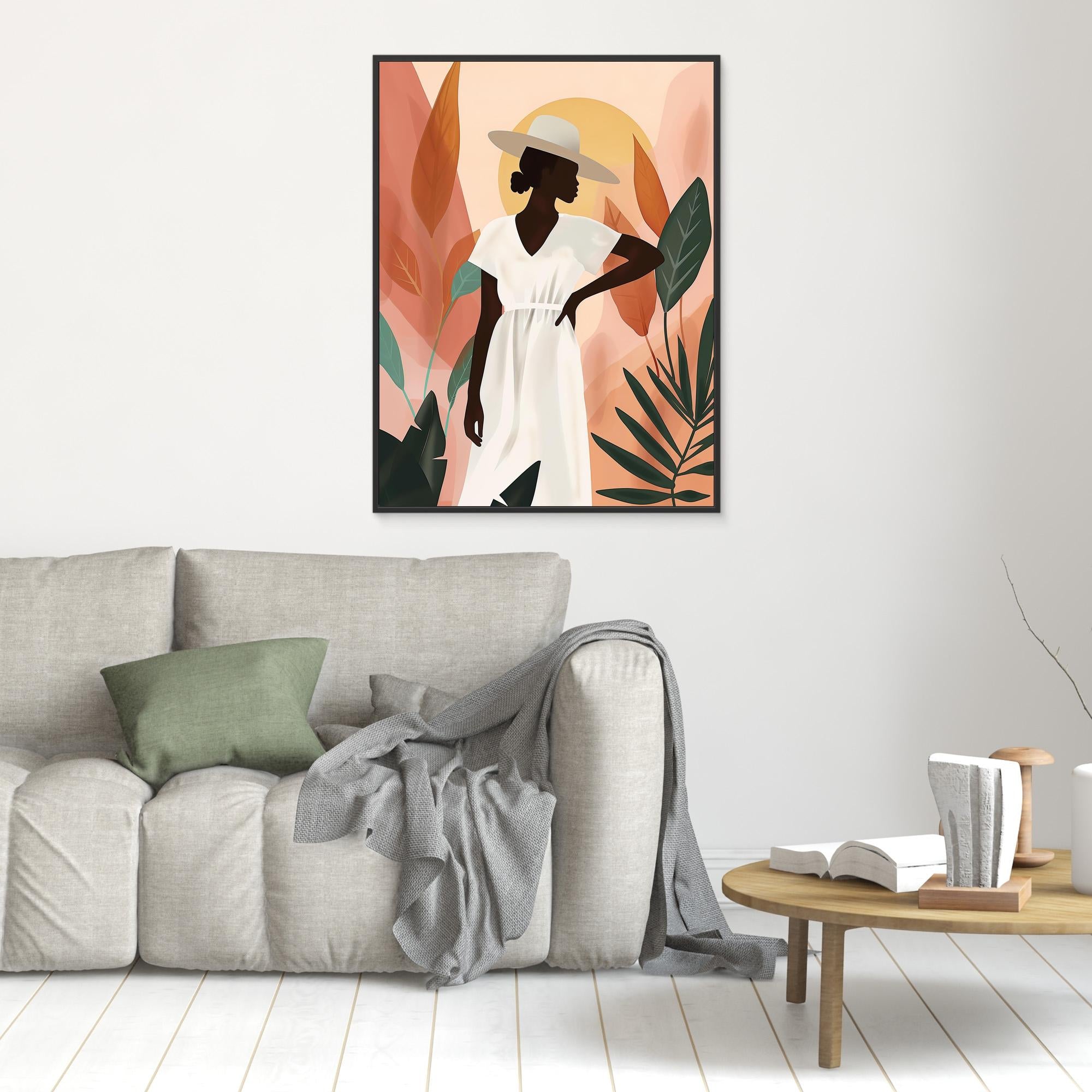 "The minimalist goddess of nature"