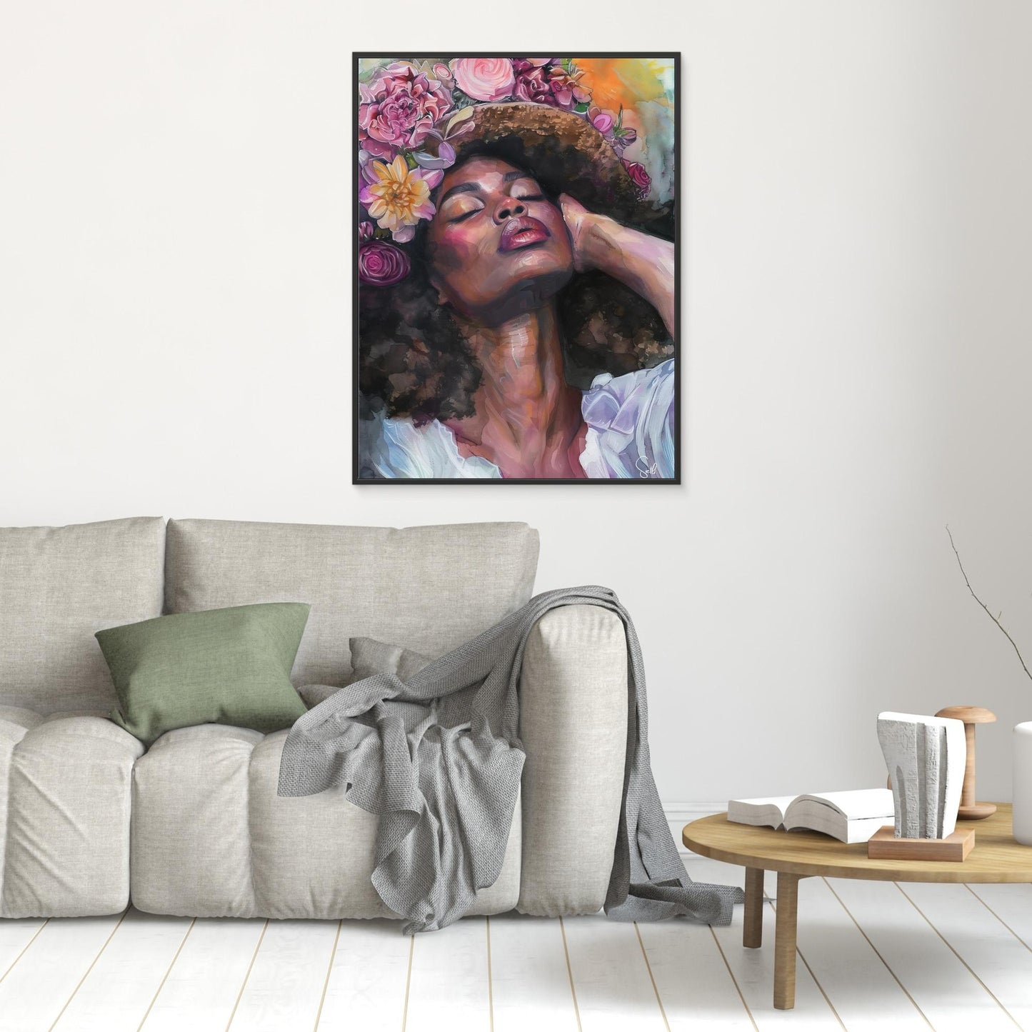 "Lips and flowers"
