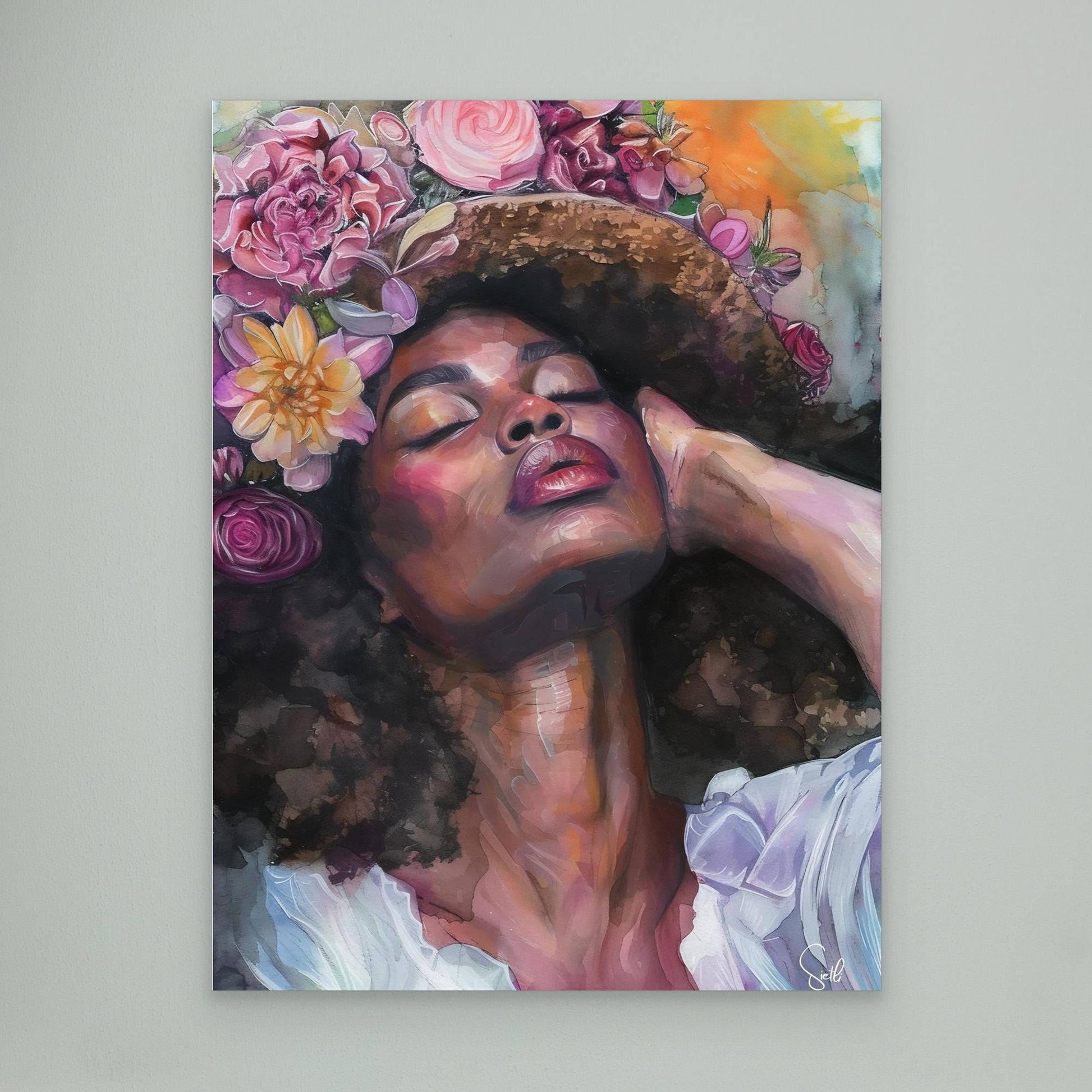 "Lips and flowers"