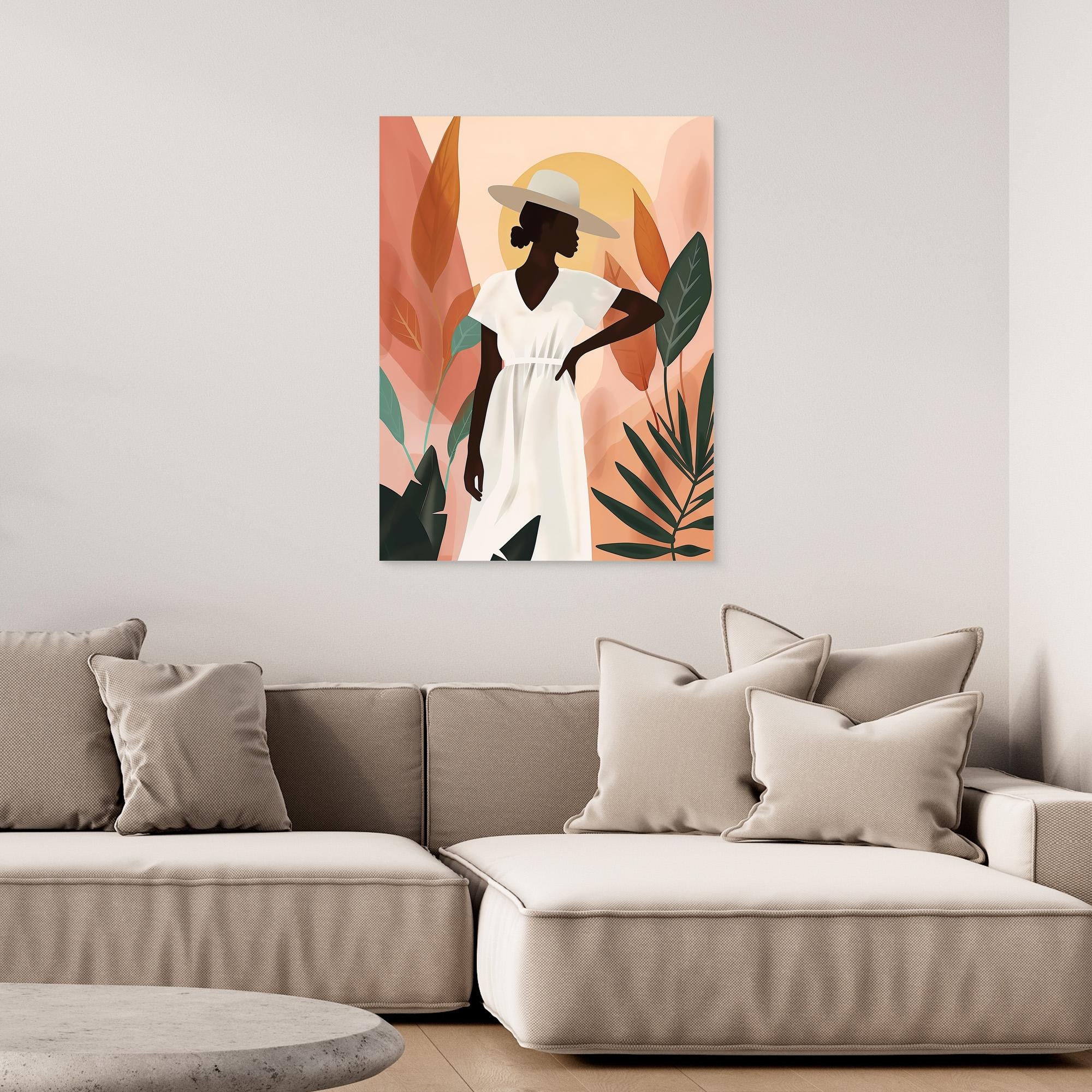 "The minimalist goddess of nature"